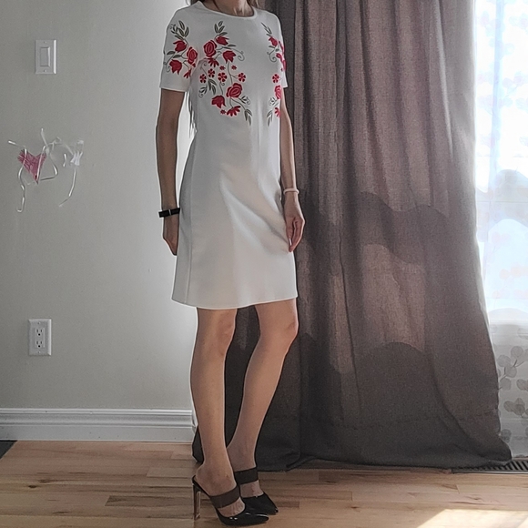 Boohoo white mini shirt dress - Picture 6 of 12